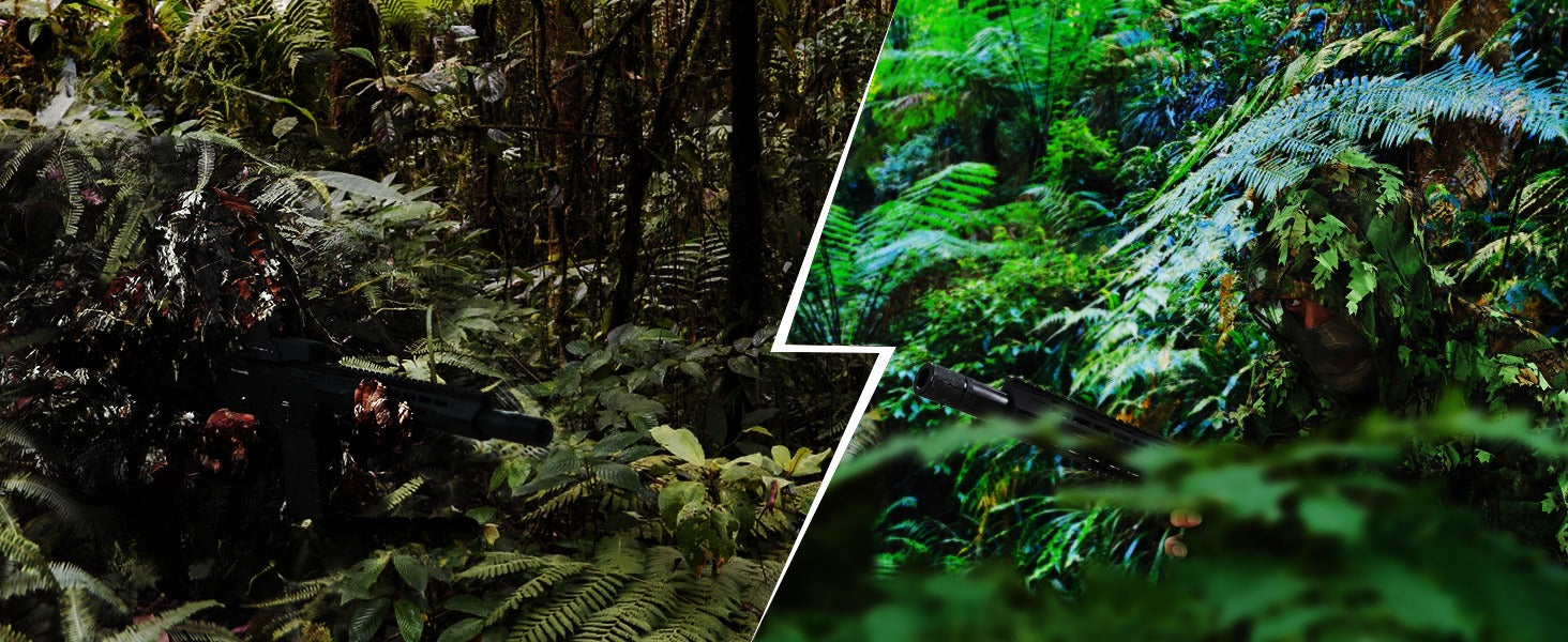 Solid-Shell vs. Mesh Base: Which 3D Leafy Suit is Right for Your Expedition?