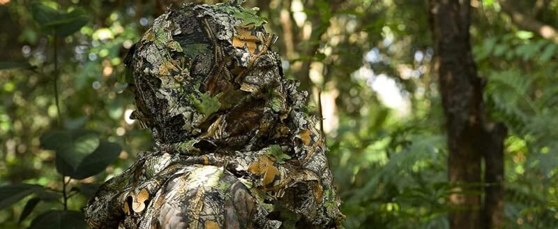 Surprisingly Durable: The Lightweight 3D Leafy Camo Poncho for Fall Woods