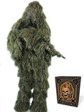 Ghost Ghillie Suit | Ultra-Dense Design | Superior Camo Coverage for Hunters, Bird Watchers, Photographers, Airsoft & Paintball