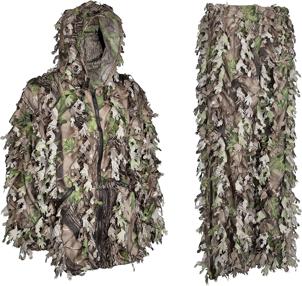 Solid-Shell 3D Leafy Ghillie Suit | Heavy-Duty All-Terrain Camouflage