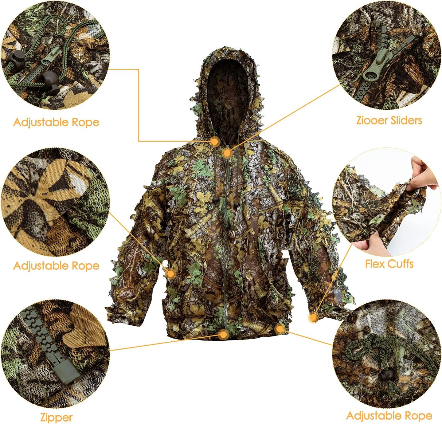 3D Leafy Camouflage Suit | Elite Wilderness Concealment