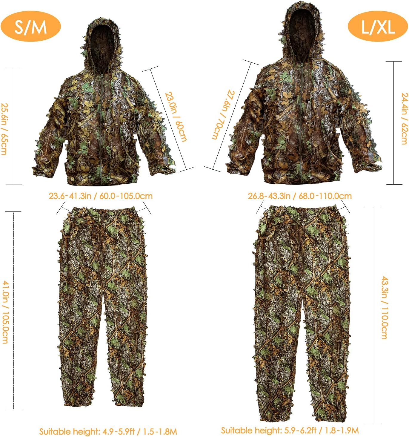 3D Leafy Camouflage Suit | Elite Wilderness Concealment