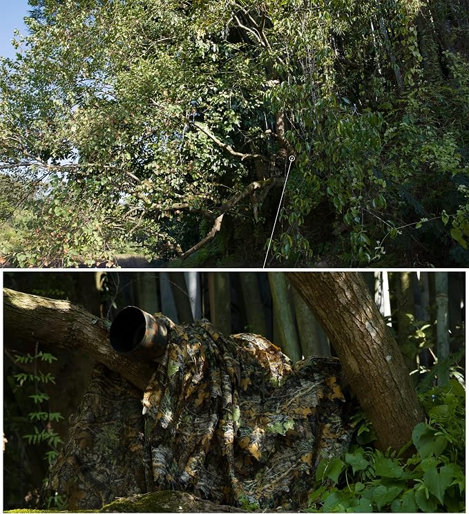 3D Leafy Camouflage Poncho | Lightweight Ultra-Fast Concealment Cape