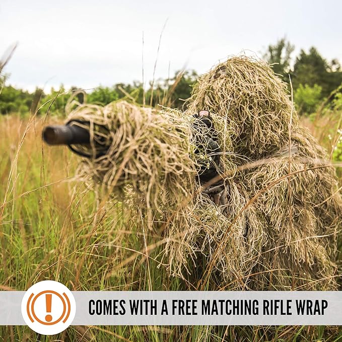 Ghost Ghillie Suit | Ultra-Dense Camouflage for Elite Outdoor Observation